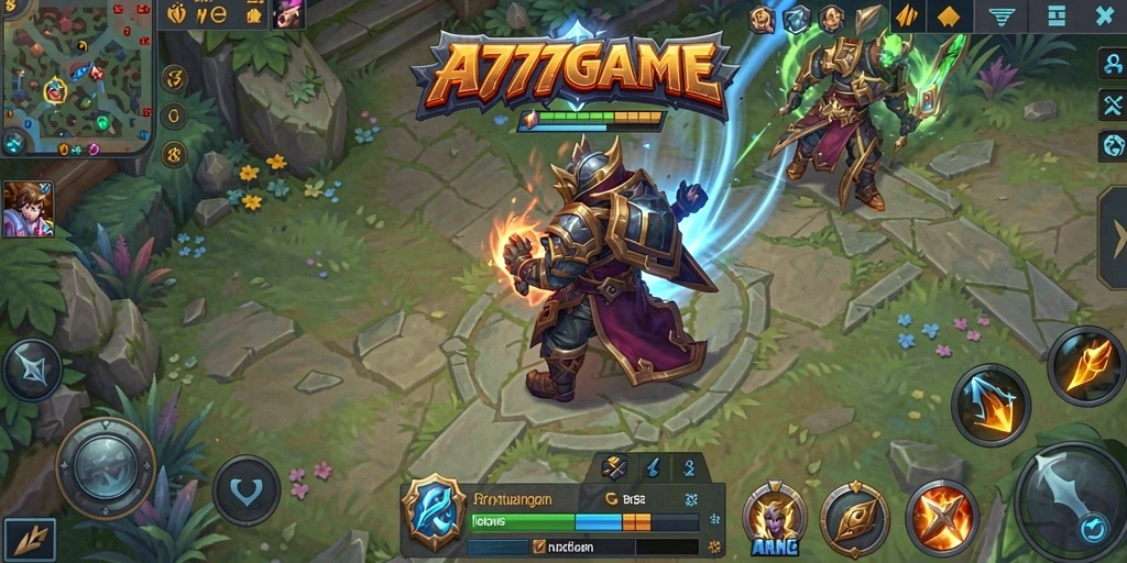 Tampilan menakjubkan dari gameplay A777GAME yang penuh aksi.