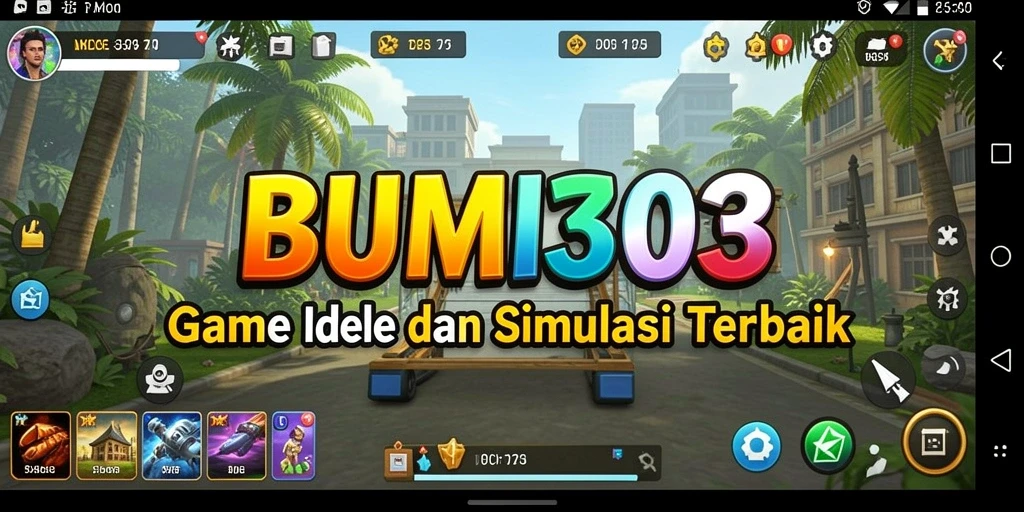 Tampilan gameplay seru dalam BUMI303 yang memikat.