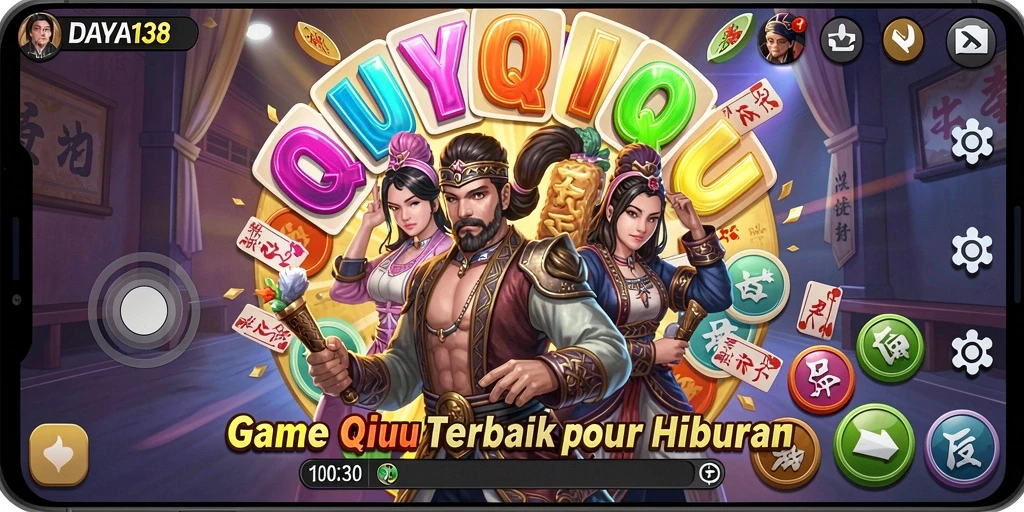 Tampilan screenshot gameplay QiuQiu DAYA138 yang mendebarkan.