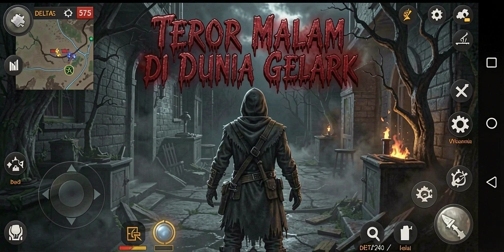 Gameplay menyeramkan di dalam dunia penuh kegelapan dari DELTA575.