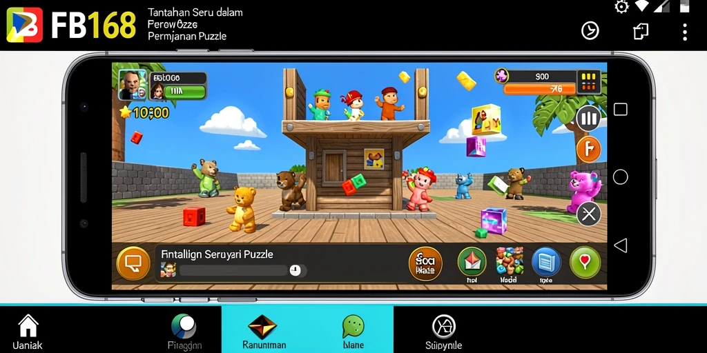 Tampilan gameplay FB168 yang menantang dan menarik.