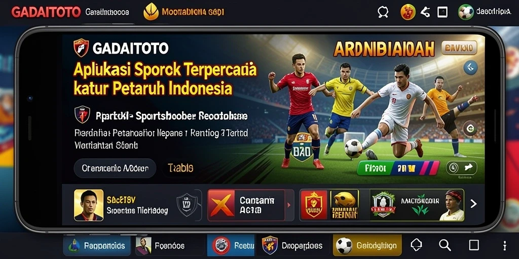 Tampilan antarmuka GADAITOTO yang menarik dan mudah dipahami.