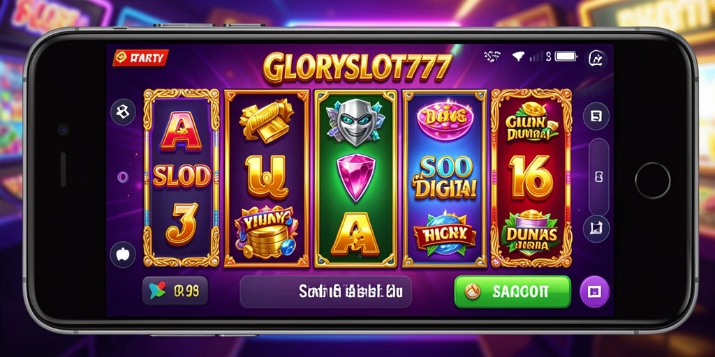 Tampilan menarik dari gameplay <strong>GLORYSLOT777</strong> yang penuh warna.