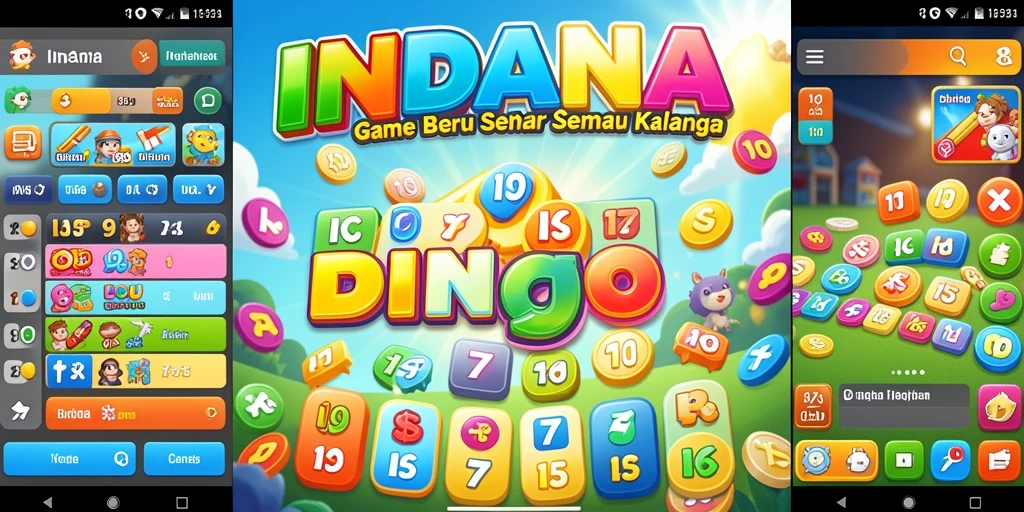 Screenshot gameplay INDAAA yang menampilkan keseruan permainan Bingo.