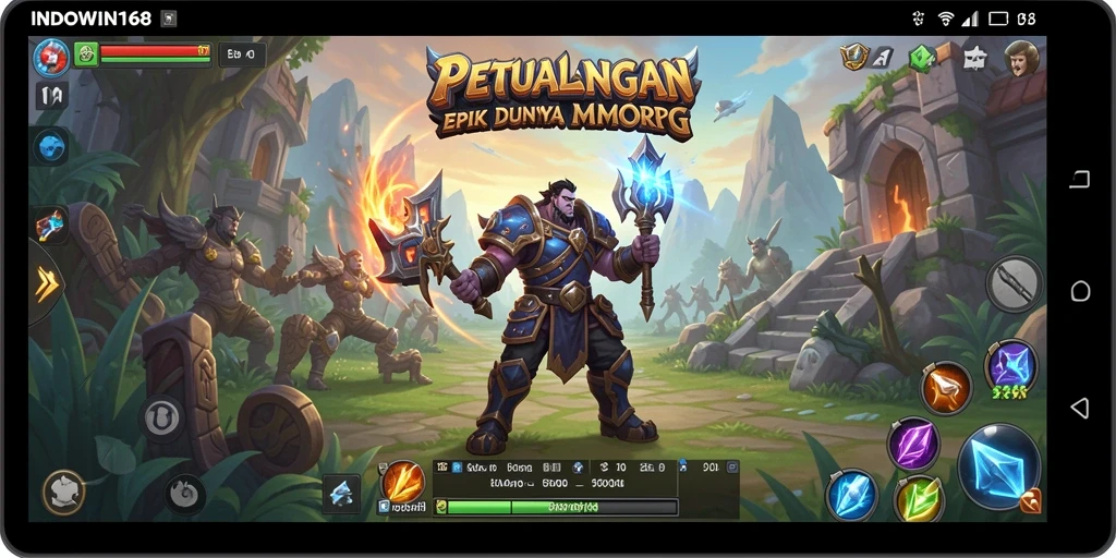 Gameplay menarik dalam INDOWIN168, memberikan pengalaman MMORPG yang mendalam.
