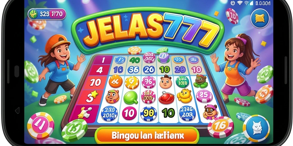 Tampilan gameplay menarik dalam permainan Bingo JELAS777.