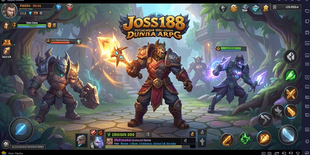 Tampilan gameplay seru dari JOSS188 dengan aksi ARPG yang mendebarkan.