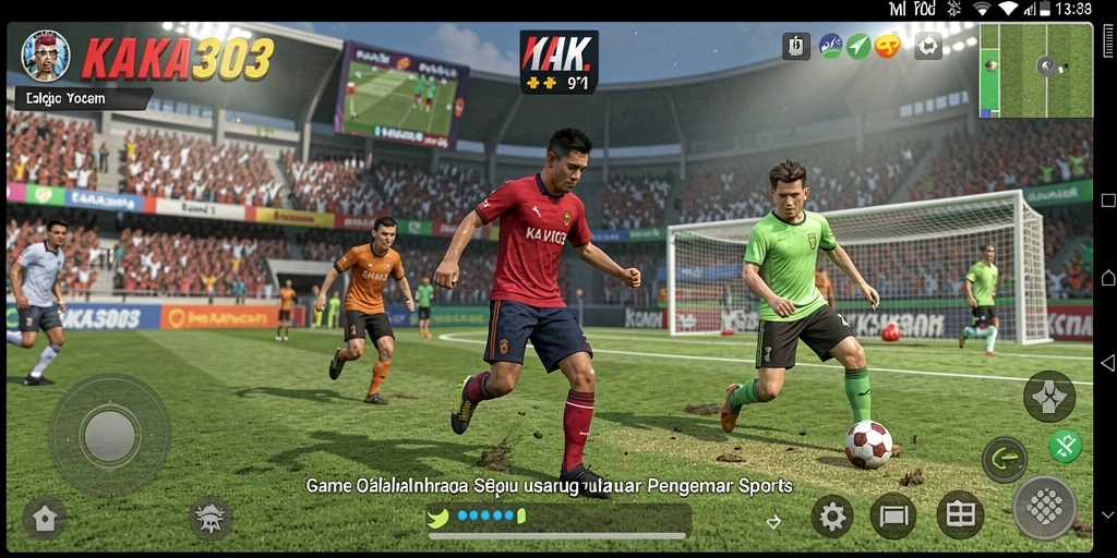 Tampilan gameplay menegangkan KAKA303 dalam pertandingan olahraga.