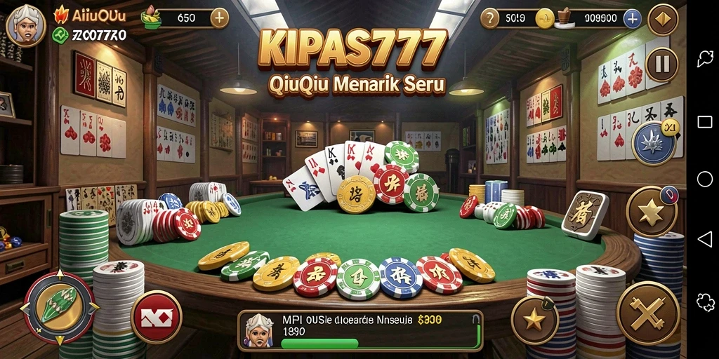 Gameplay seru QiuQiu di KIPAS777 dengan grafis menarik.