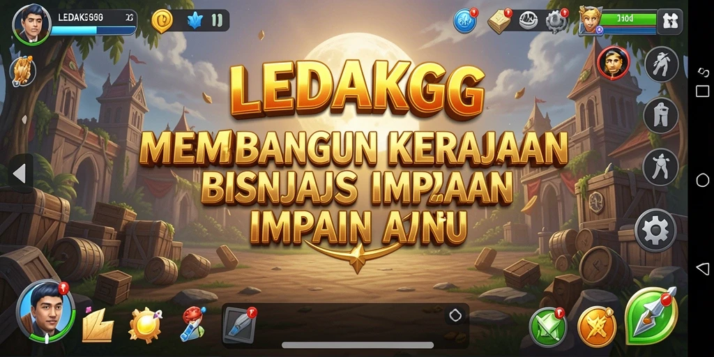Tampilan gameplay Tycoon yang menarik di LEDAKGG.