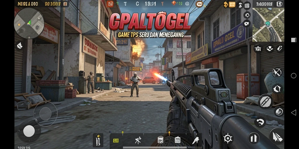 Screenshot OPALTOGEL menampilkan gameplay TPS yang mendebarkan dan grafis yang menawan.