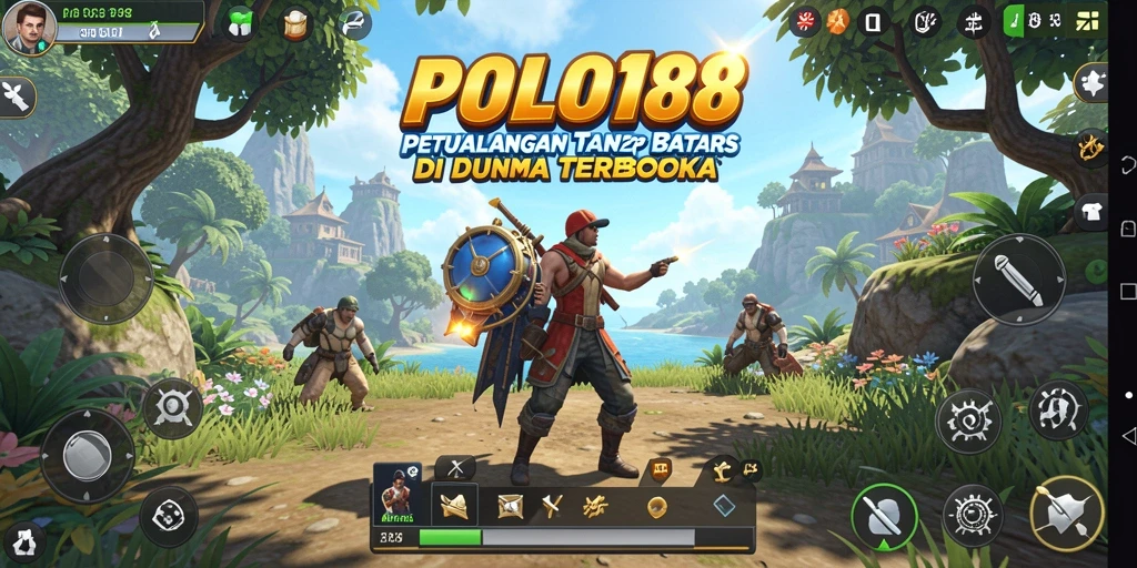 Screenshot menampilkan aksi seru dalam gameplay Open World POLO188.