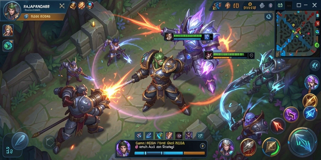 Tampilan menarik dari gameplay seru RAJAPANDA88.