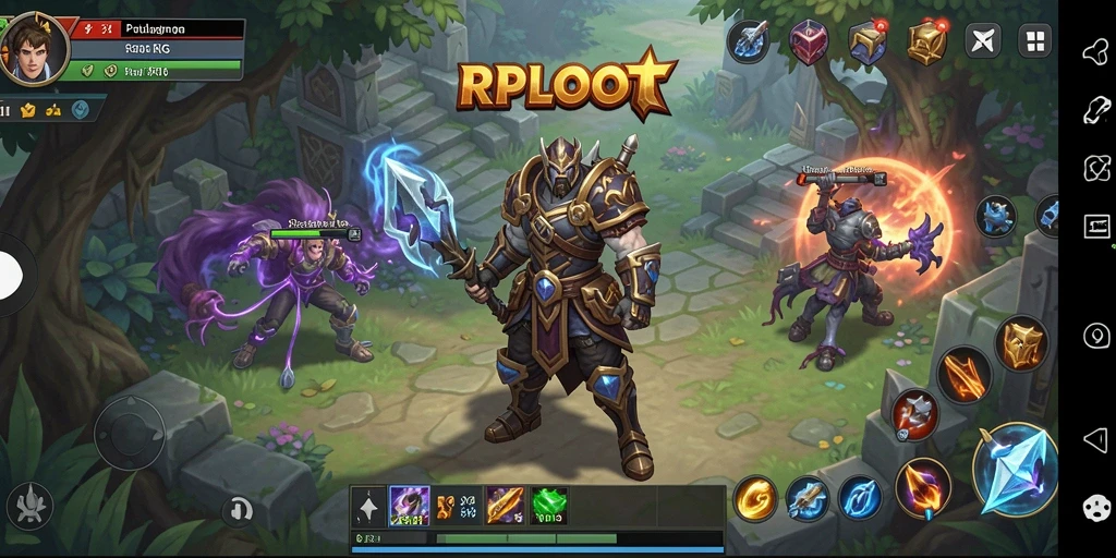 Tampilan gameplay RPLOOT yang seru dan penuh aksi.