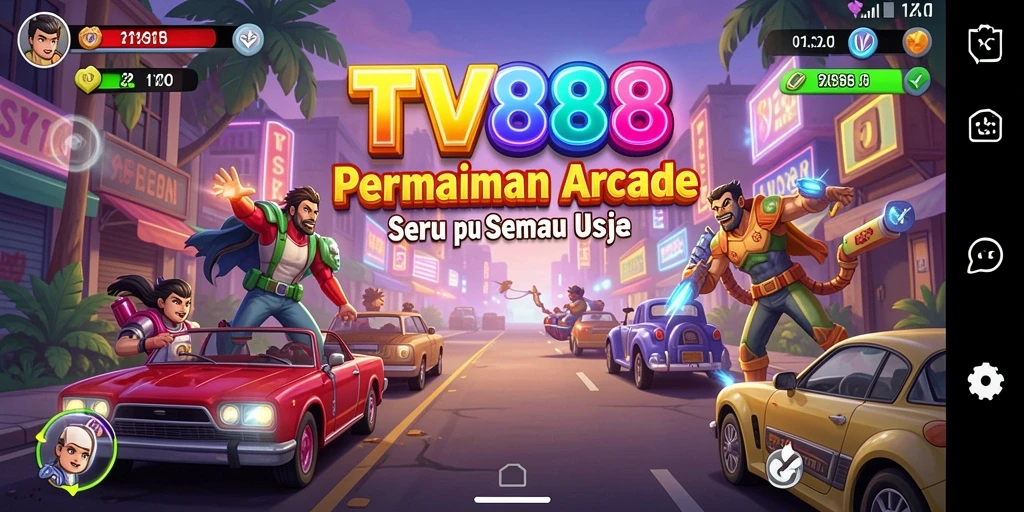 Tampilan gameplay TV888 yang seru dan penuh tantangan.
