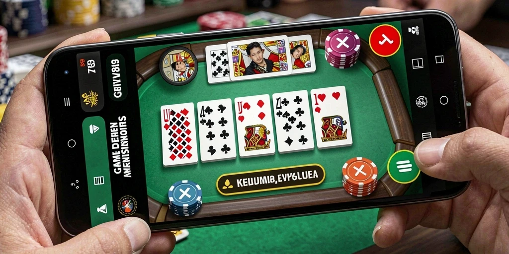 Screenshot gameplay VT789 menampilkan aksi seru Domino.